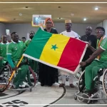 Thiès : le drapeau national remis aux Lions du basket en fauteuil en partance pour la Coupe d’Afrique
