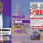 Revue de presse Ahmed Aïdara du Mardi 06 Octobre 2026